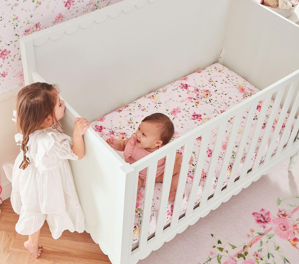 Monique Lhuillier Jolie Organic Cot Fitted Sheet